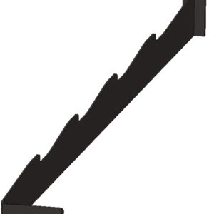 waterfall slatwall hook 5 Stk.