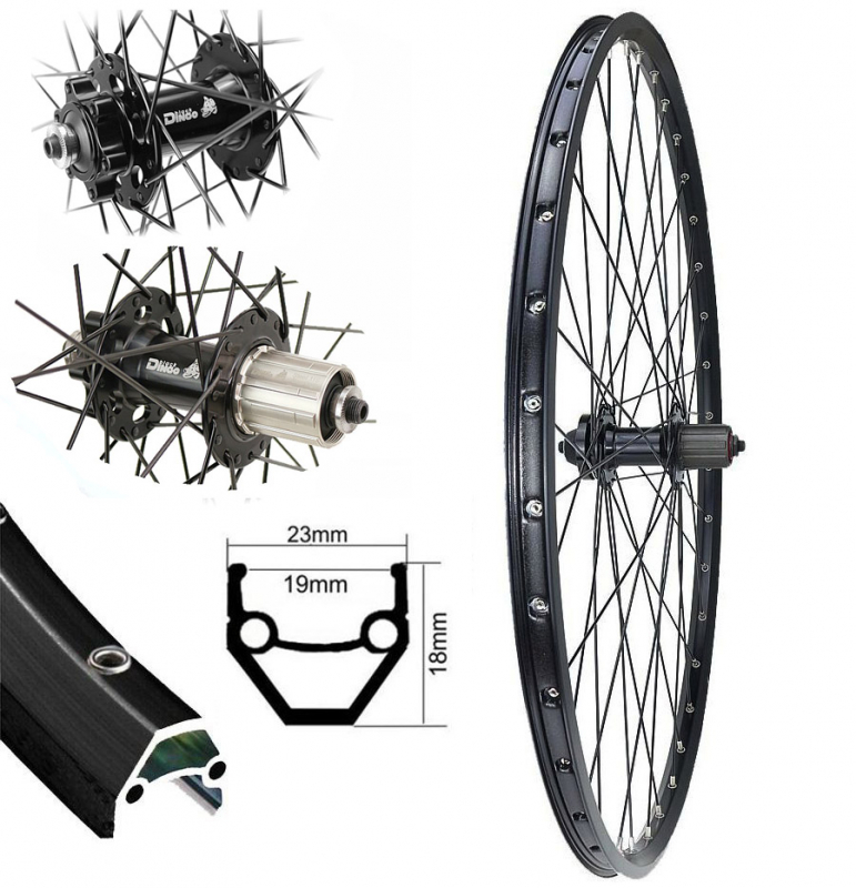 MTB Laufrad & Trekking & City Laufrad BW 26”HR Dingo MT-601 8/9/10 fach + 11 fach – Bild 2
