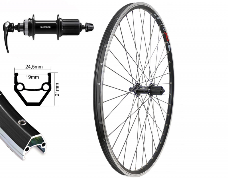 MTB Laufrad & Trekking & City Laufrad BW 26”HR QC400 8/9/10 fach + 11 fach – Bild 2