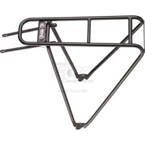 TUBUS Vega Classic Gepäckträger | HR 26″/28″ | schwarz | 25CrMo4 Stahlrohr