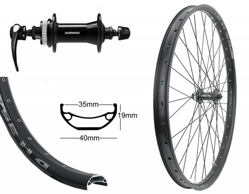 MTB Laufrad & Urban Laufrad & Trekking & City BW 27,5”VR QC300