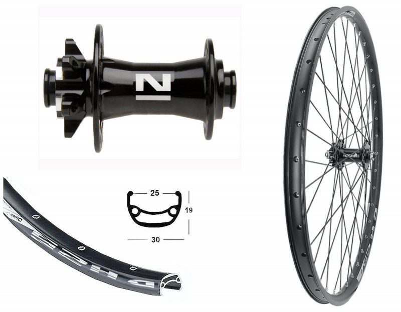 MTB Laufrad & Trekking & City Laufrad BW 28”VR NOVATEC D811-SB