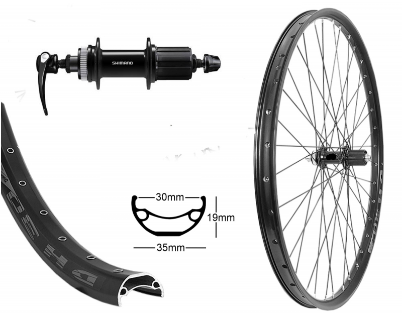 MTB Laufrad & Trekking & City Laufrad BW 28”HR QC400 8/9/10 fach + 11 fach – Bild 2