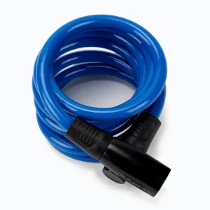 Star 4508K/150 Schlüssel Spiralkabelschloss Abus 1.5m Blau