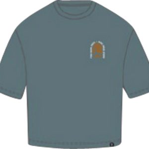Damen Graphic 1.0 Tee blau grau
