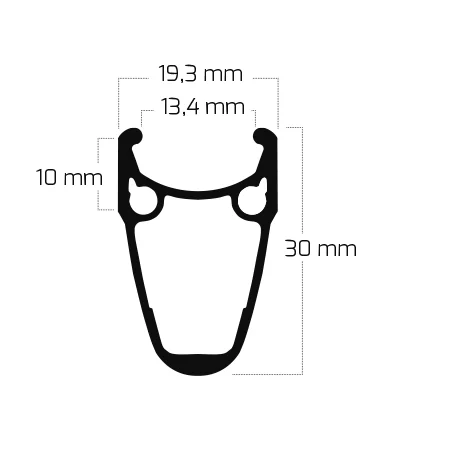 RYDE DP 18 Speed / 28″ V-Brake 24 Loch