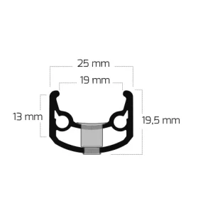 RYDE Sputnik 28″, V-Brake, silber, 32 Loch