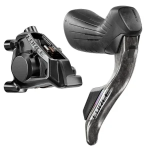 Brems/Schalthebel Sram Force AXS E1 Rechts Hinterbremse Flat Mount 20mm Versatz 1800mm Carbon Schwarz