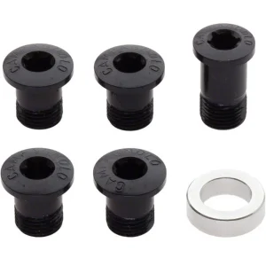 Campagnolo Schraubensatz nur Macho Super Record/Record/Chorus 5 Stück Schwarz
