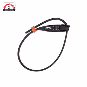Kabelschloss Zefal K-Traz Zip3 45cm Kombination Schwarz – Bild 2